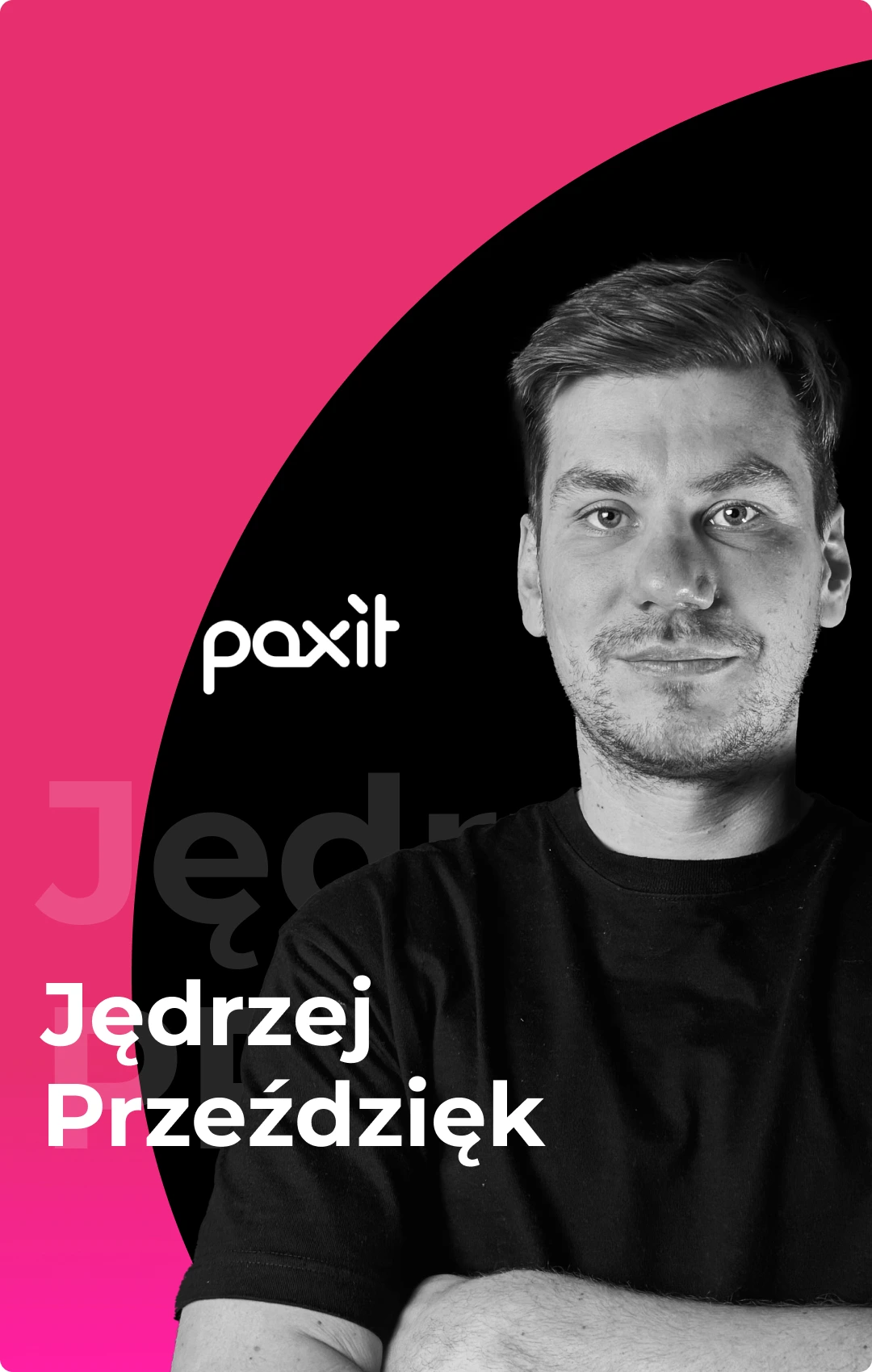 Prelegent Tomasz Kwiatkowski pion