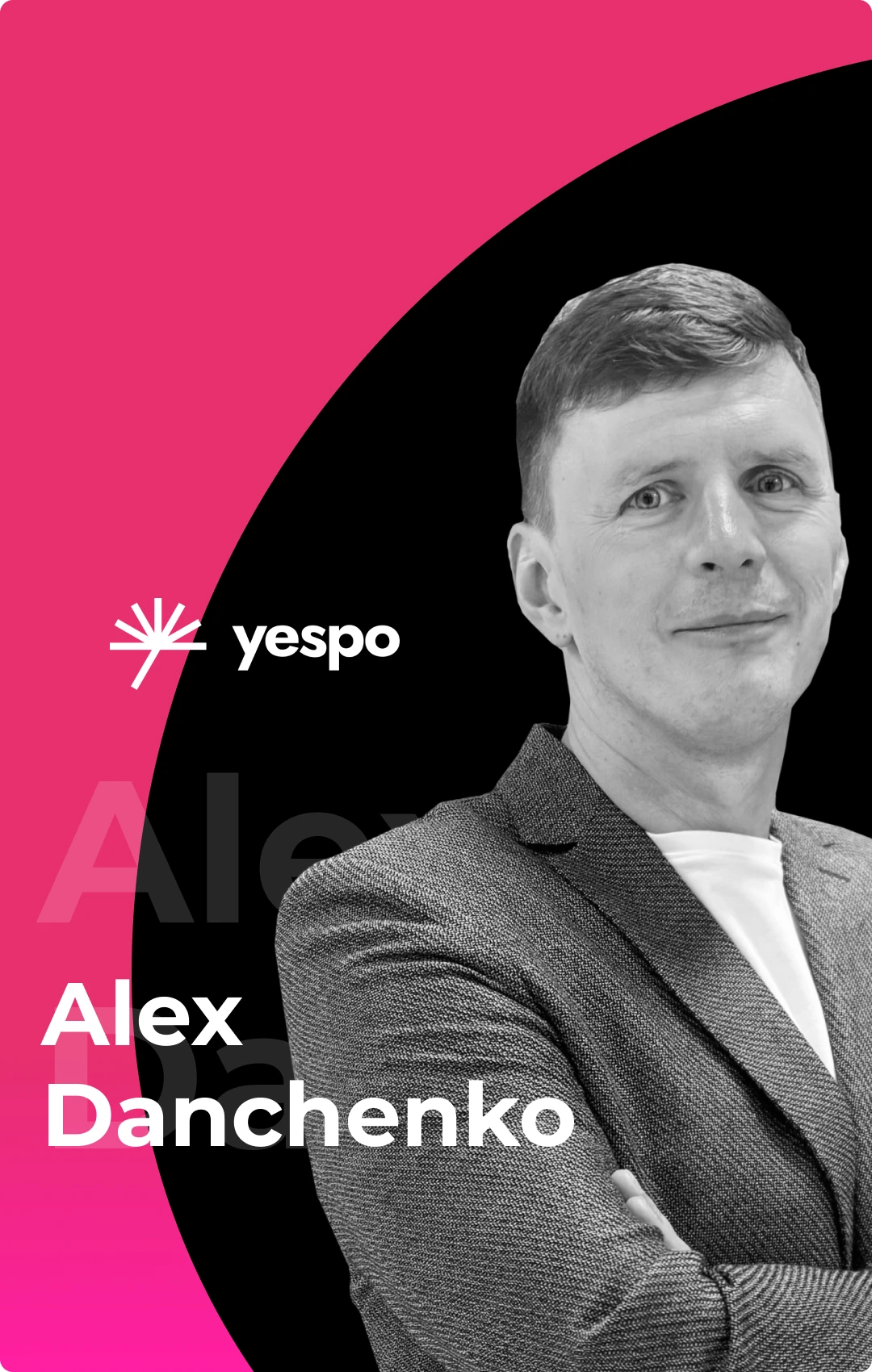 Prelegent Alex Danchenko pion