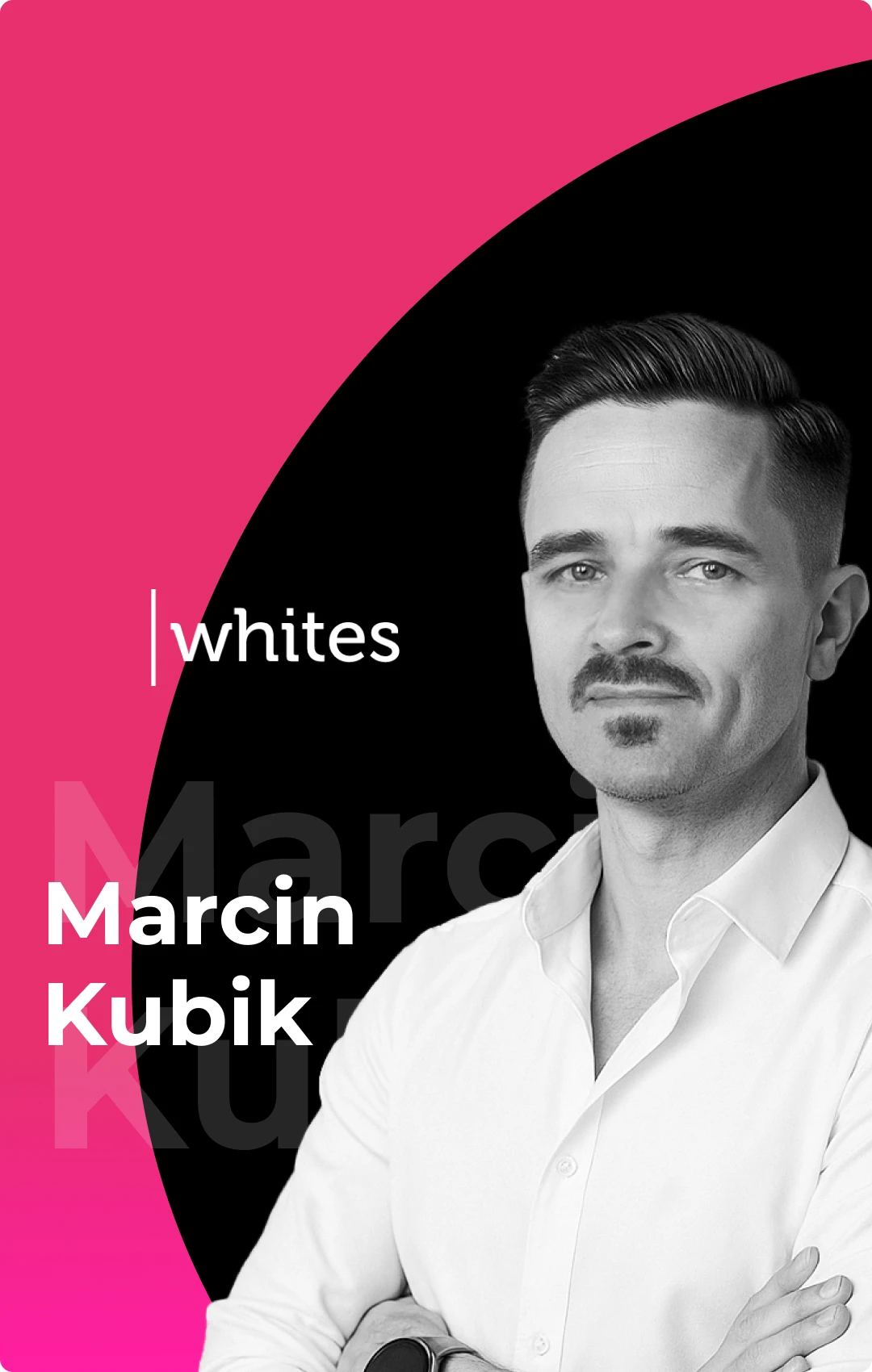 Prelegent Marcin Kubik pion